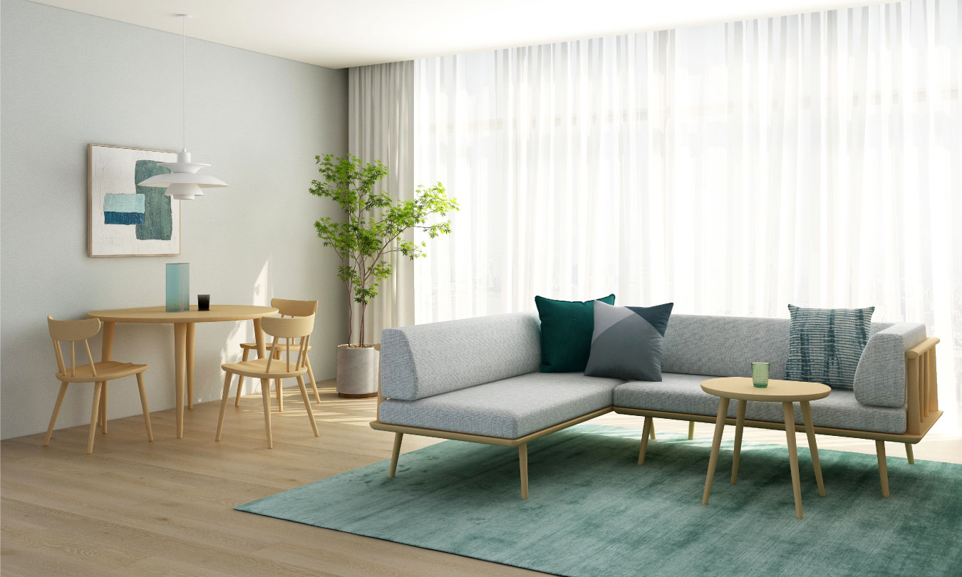 YURURI セミアームチェア | 飛騨産業株式会社【公式】 | 飛騨の家具
