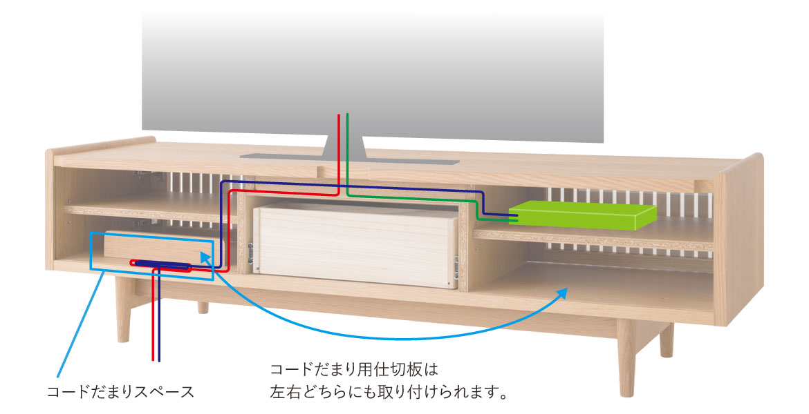 VIOLA AVキャビネット（ロータイプ） | 飛騨産業株式会社【公式