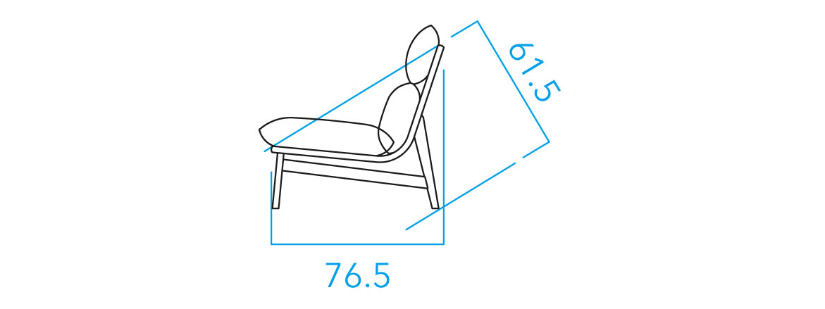 L-Chair リビングチェア（肘なし） | 飛騨産業株式会社【公式