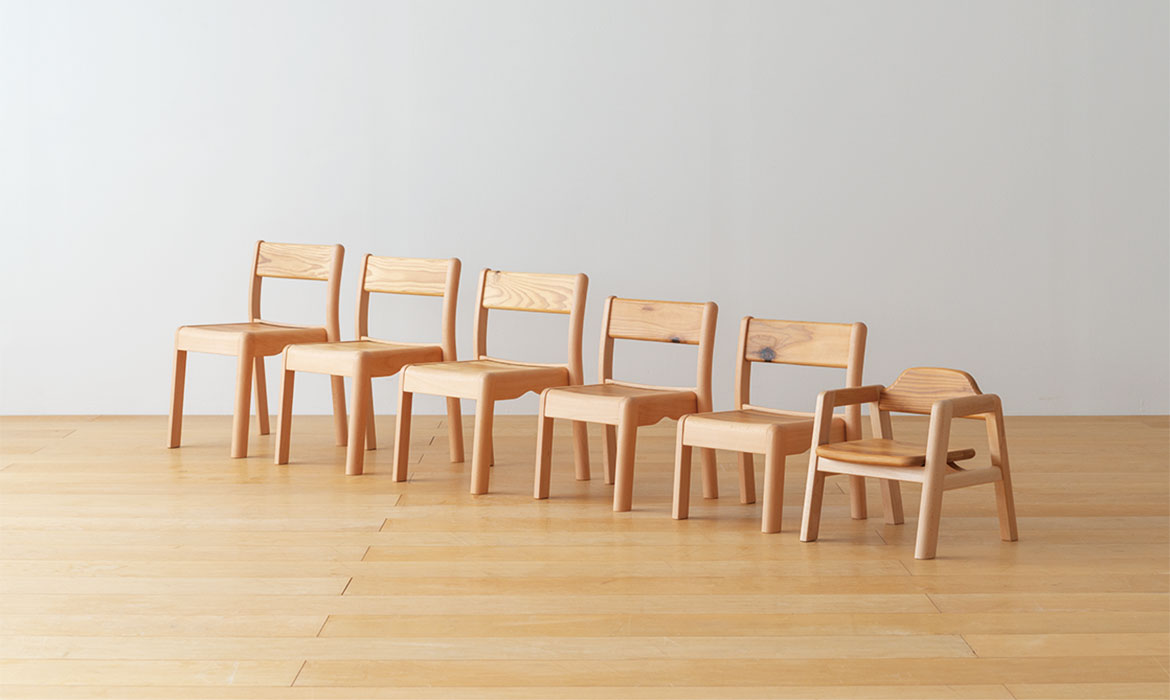 kids furniture キッズスタッキングチェア（1-5歳児用） | 飛騨