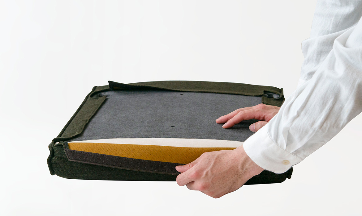 森のことば/森のことば Walnut チェア用 座クッションカバー | 飛騨