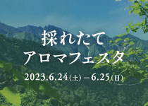 【イベント】採れたてアロマフェスタ（2023年6月24日～6月25日）