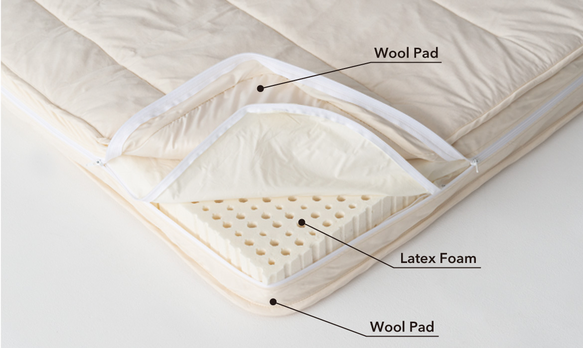 Moonlight Latex Mattress | HIDA | Hida Sangyo [Official] Hida