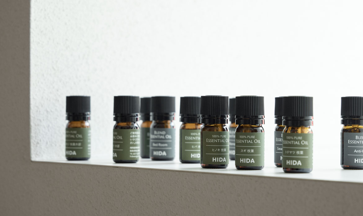 ESSENTIAL OIL ＆ AROMA GOODS アロマスタンド 丸型 | 飛騨産業株式