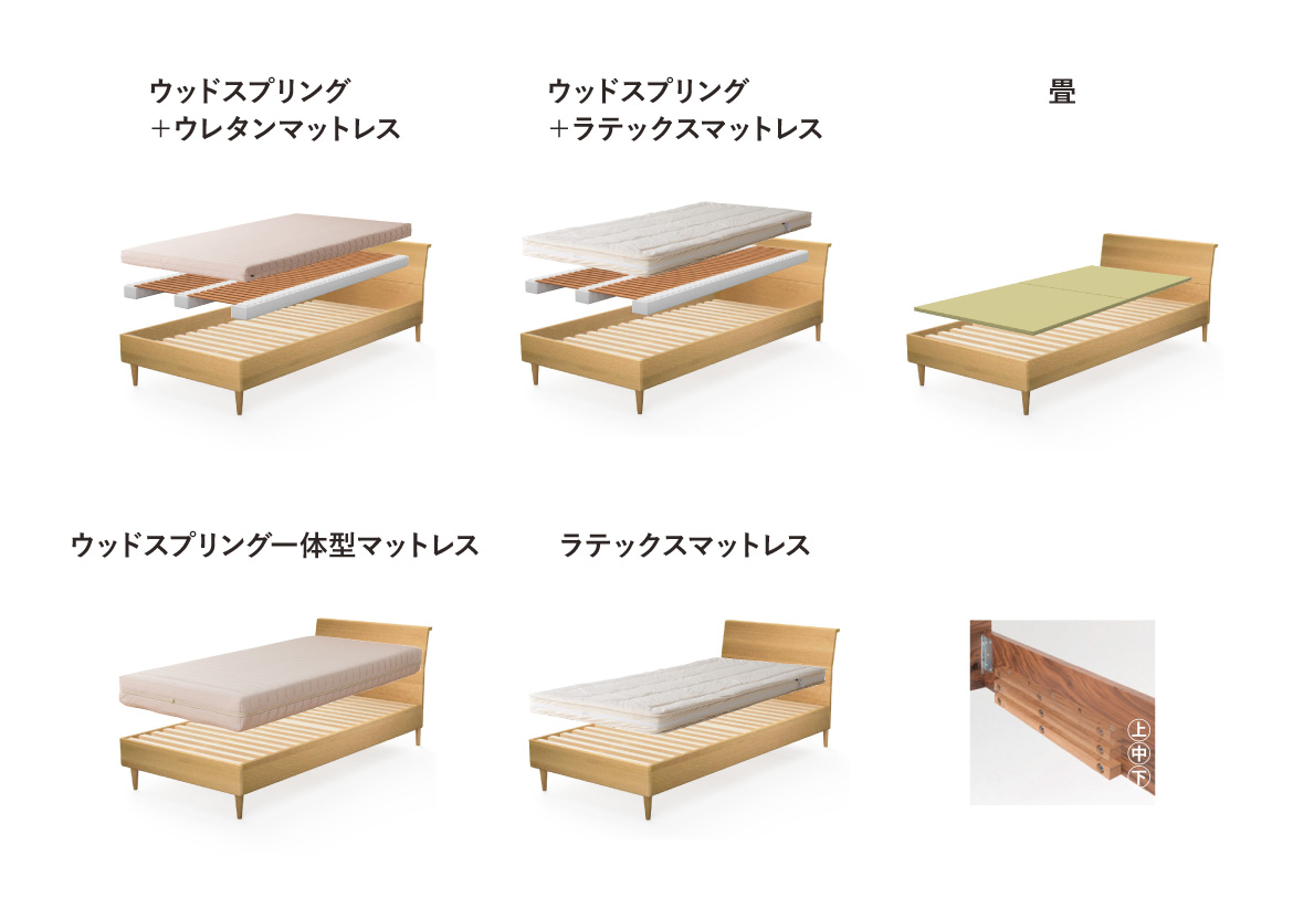 月光 Hida sangyo Bed System | 飛騨産業株式会社【公式】 | 飛騨の
