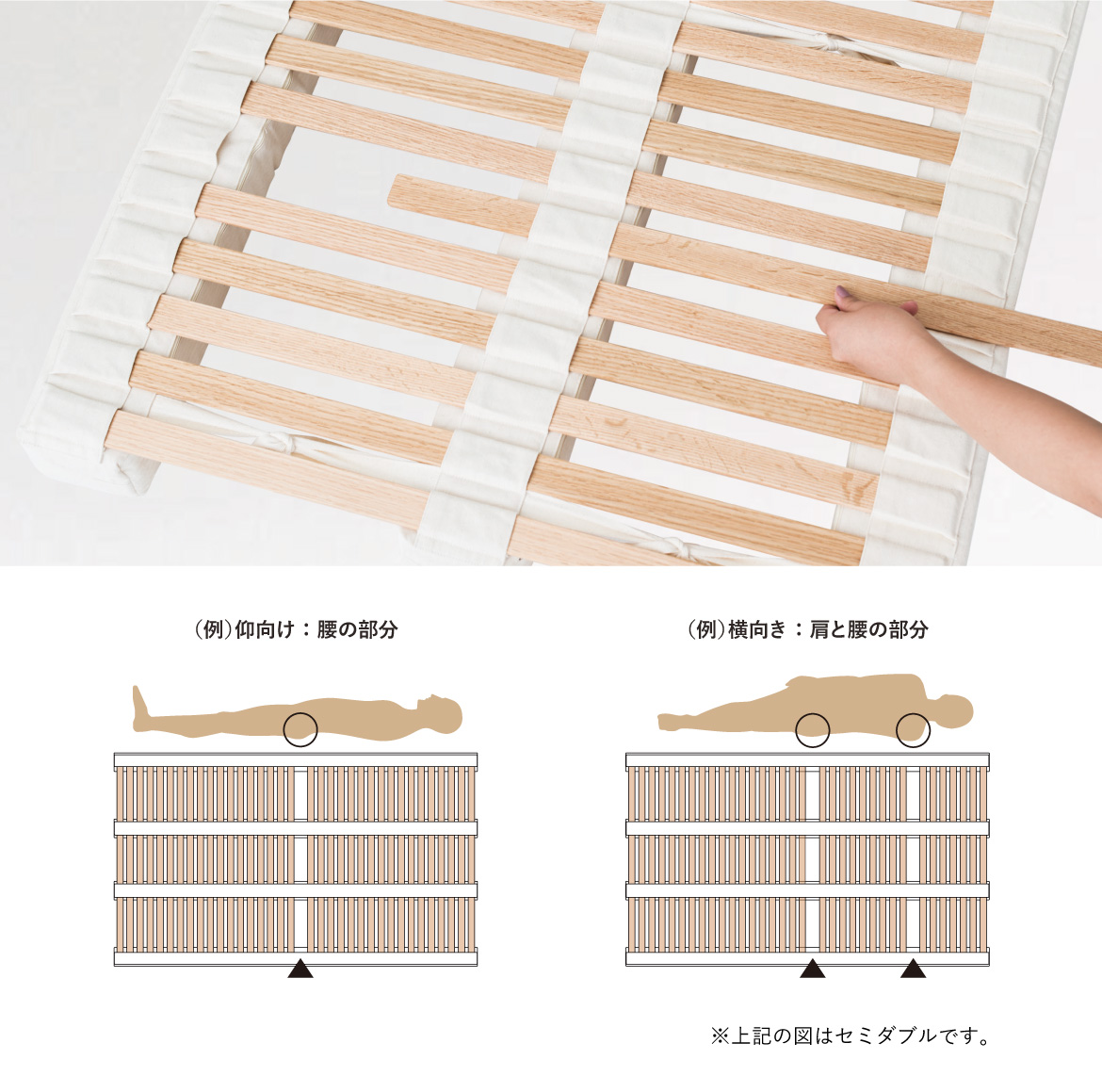 月光 ウッドスプリング一体型マットレス | 飛騨産業株式会社【公式