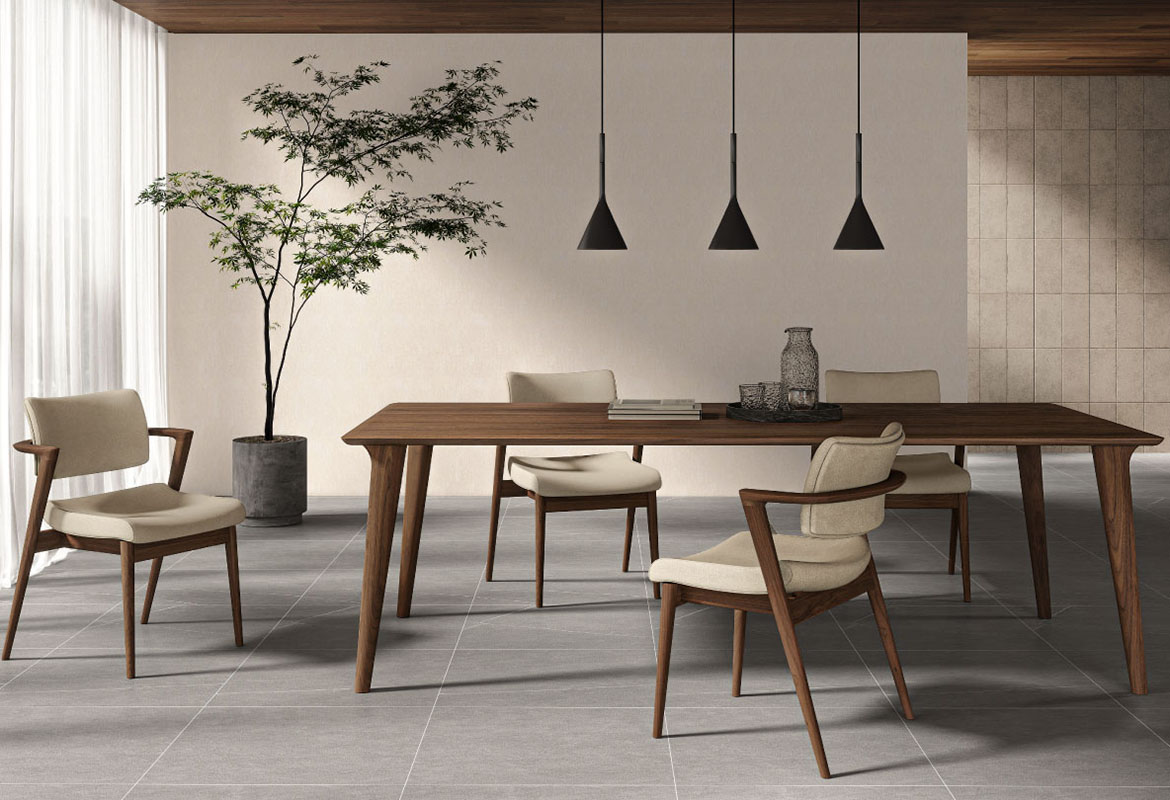 侭 Hida Table System テーブル（長方形天板×カービング脚） | 飛騨