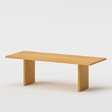 侭 Hida Table System テーブル（耳付形天板×板脚） | 飛騨産業株式