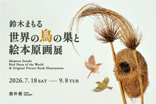 鈴⽊まもる『世界の⿃の巣と絵本原画展』<br>―⿃たちに学ぶ⾃然界のデザイン―